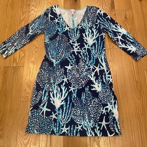 Lilly Pulitzer - Clarke Dress with coral and starfish!